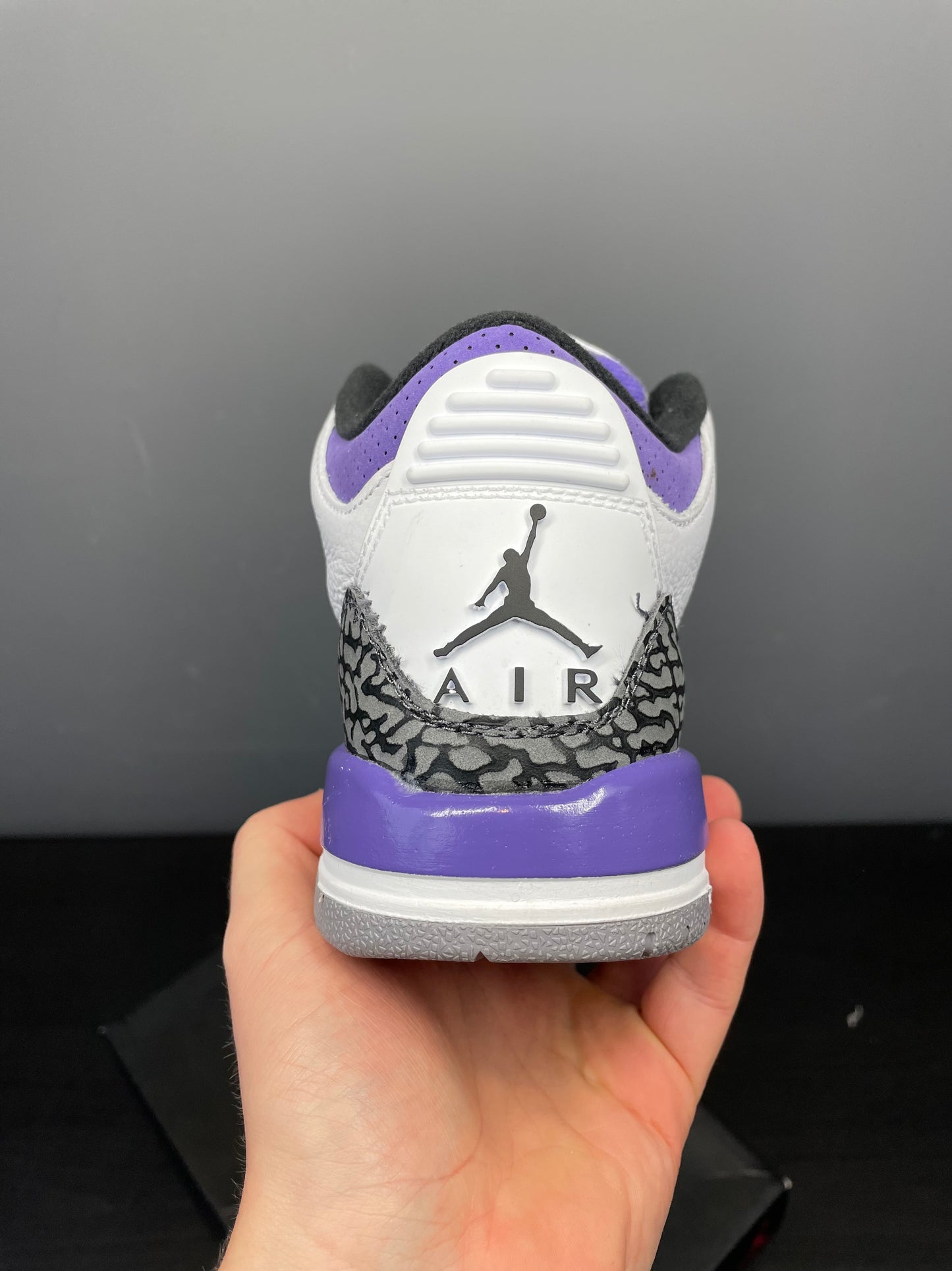 Jordan 3 purple iris UK 4