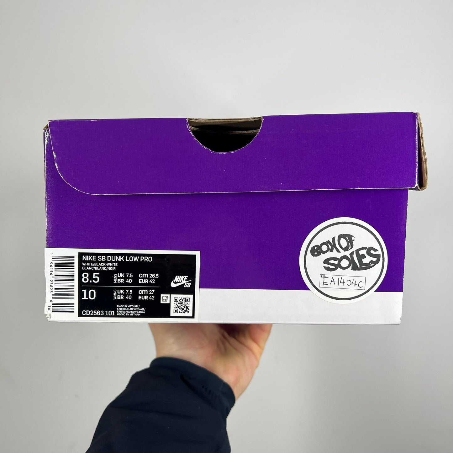 Nike Dunk Low White gum UK 7.5