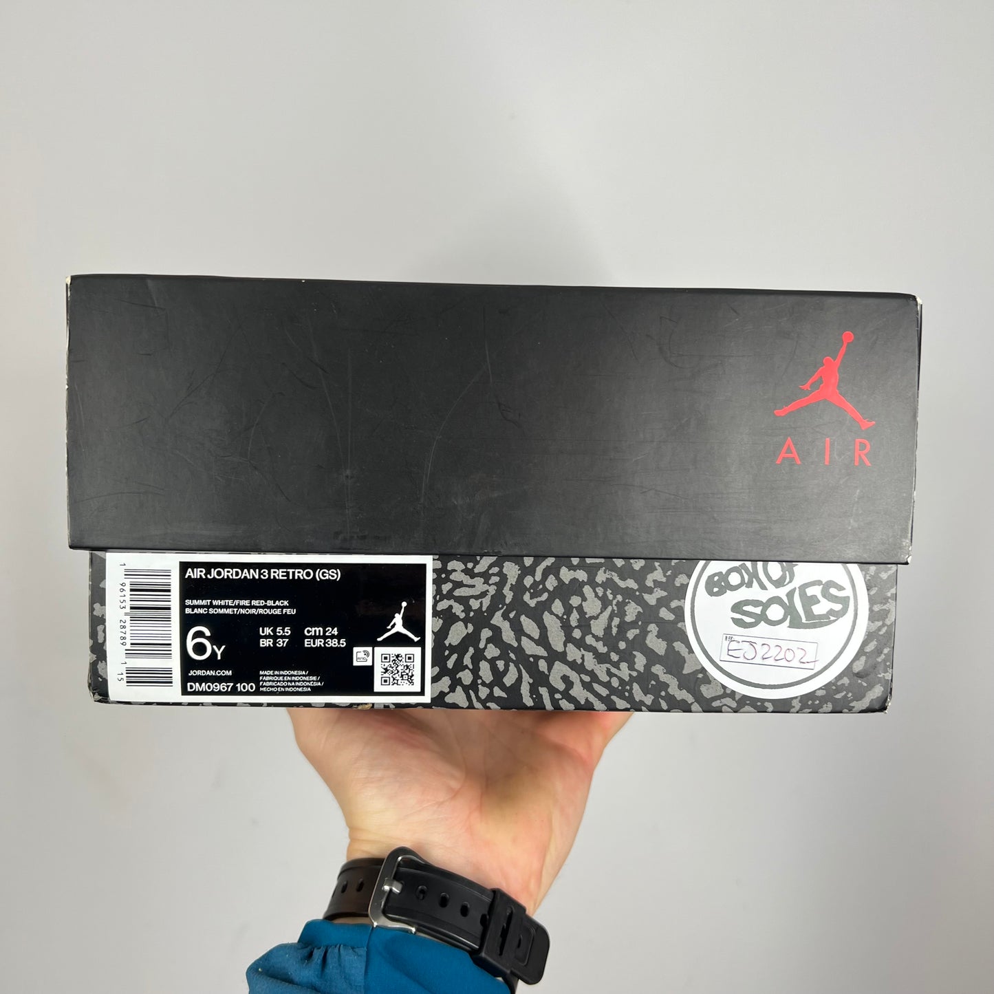 Jordan 3 Reimagined cement UK 5.5