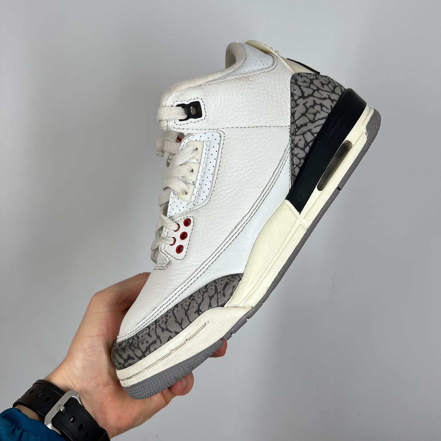 Jordan 3 Reimagined cement UK 5.5