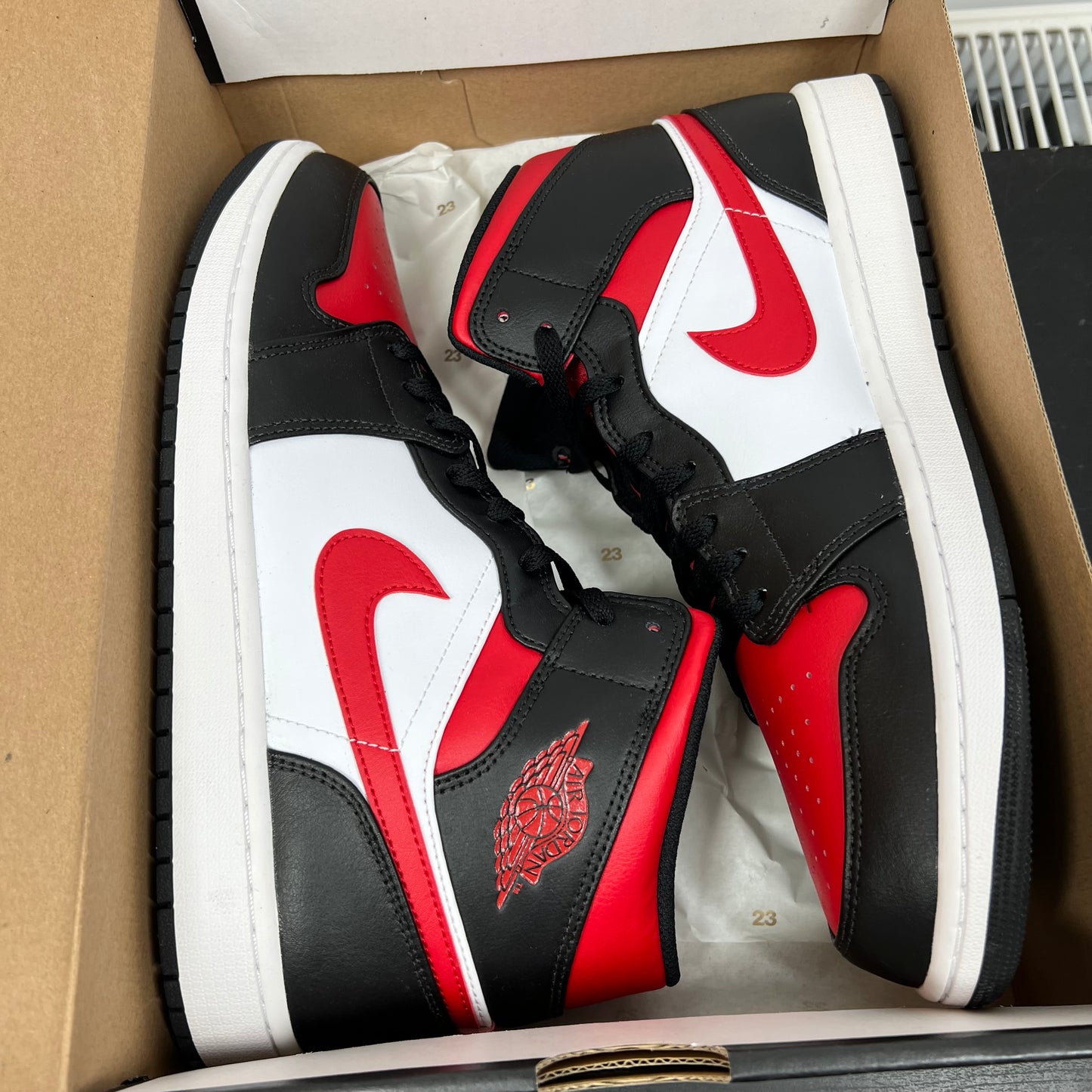 Jordan 1 Mid Bred Toe DS UK11.5