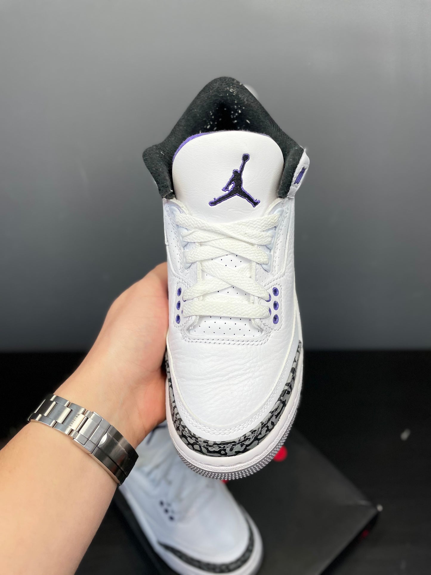 Jordan 3 purple iris UK 4