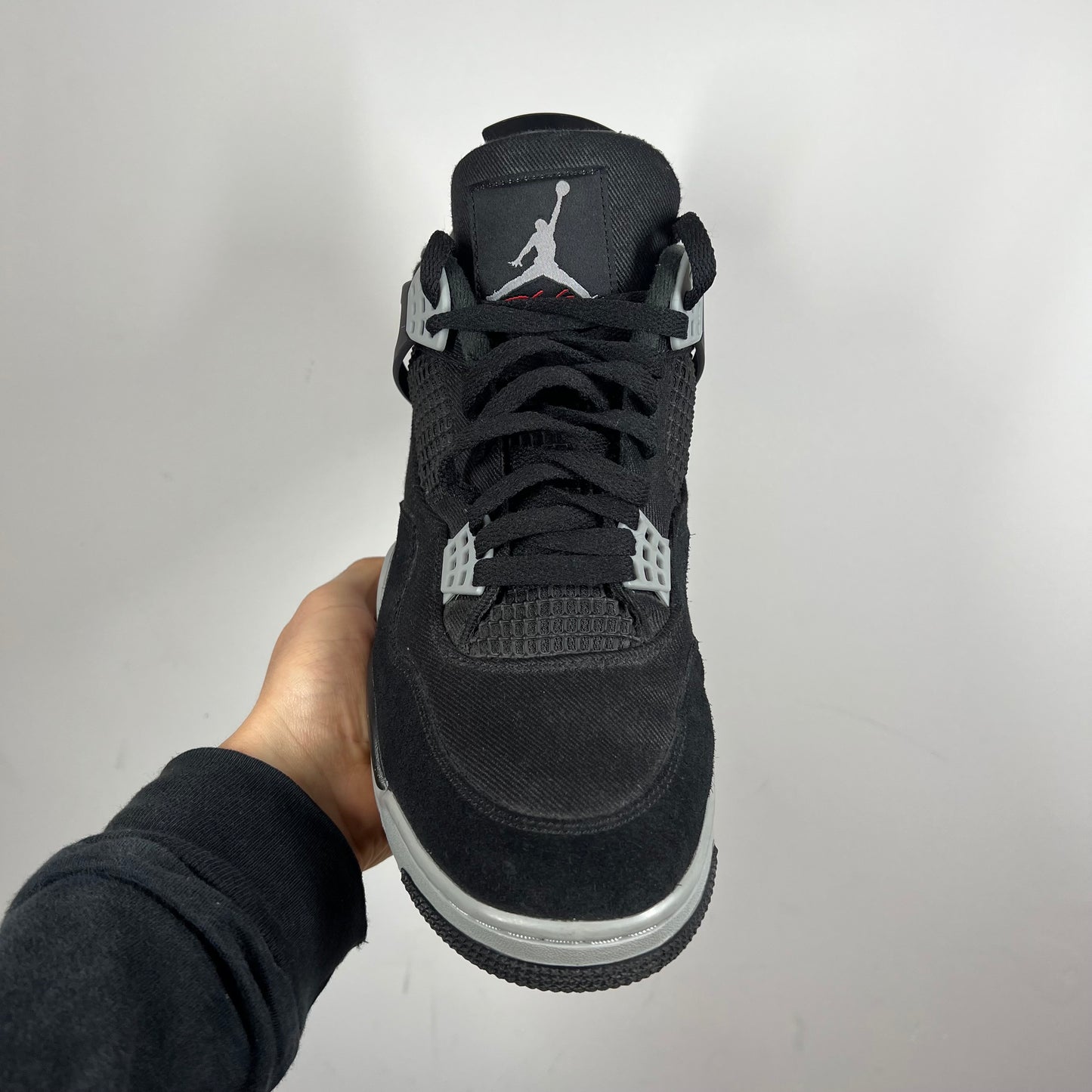 Jordan 4 Black Canvas UK 11