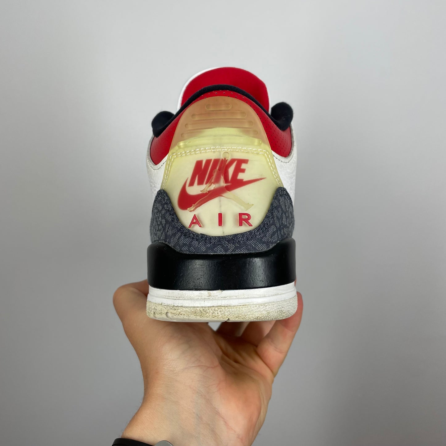 Jordan 3 Red Denim UK 7.5
