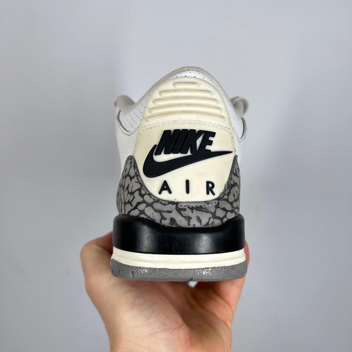 Jordan 3 Reimagined cement UK 5.5