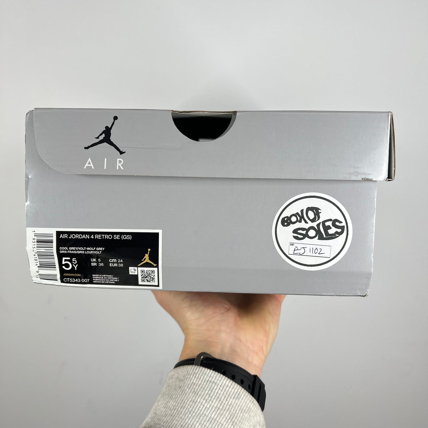 Jordan 4 Neon UK 5