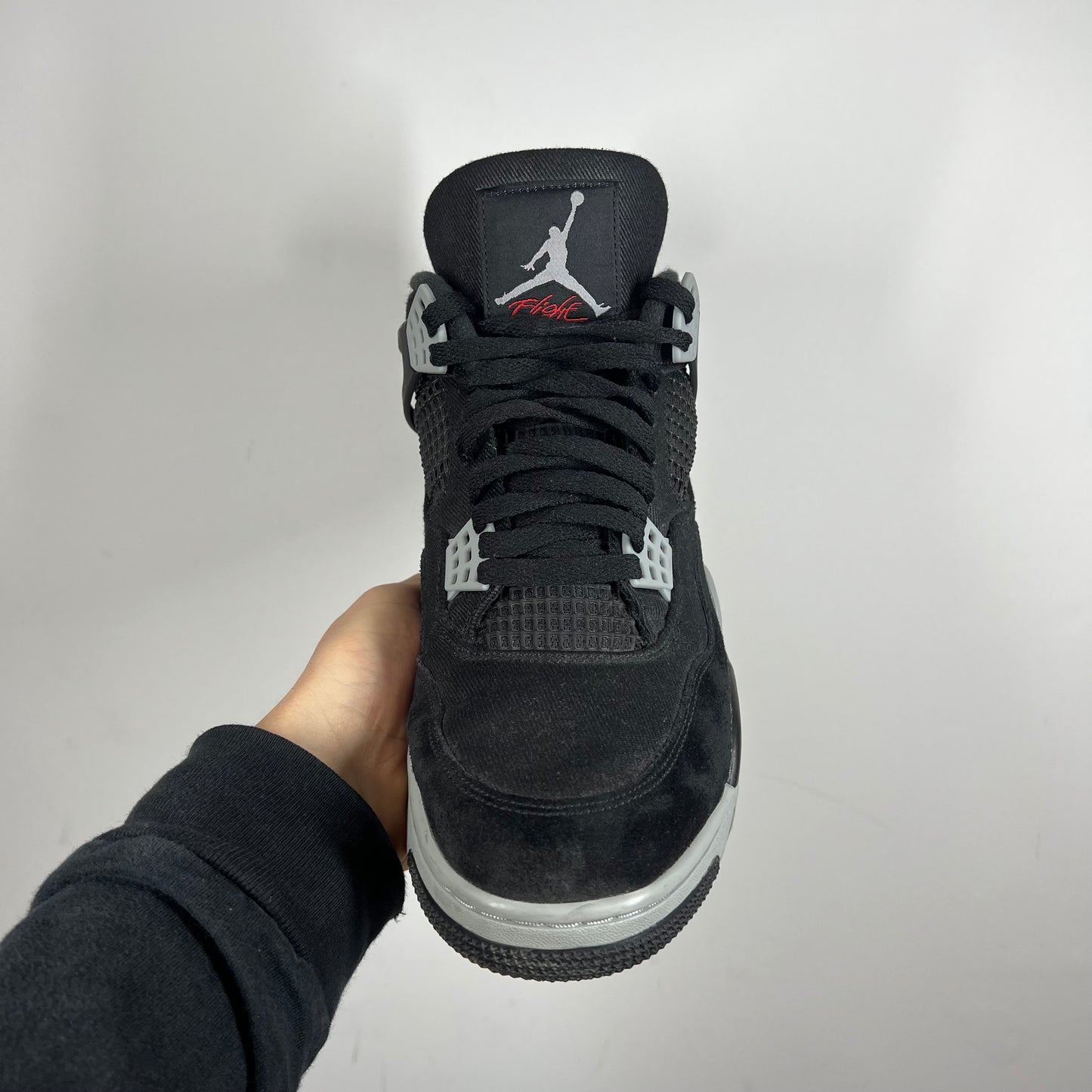 Jordan 4 Black Canvas UK 11