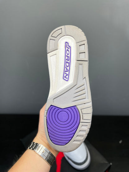 Jordan 3 purple iris UK 4
