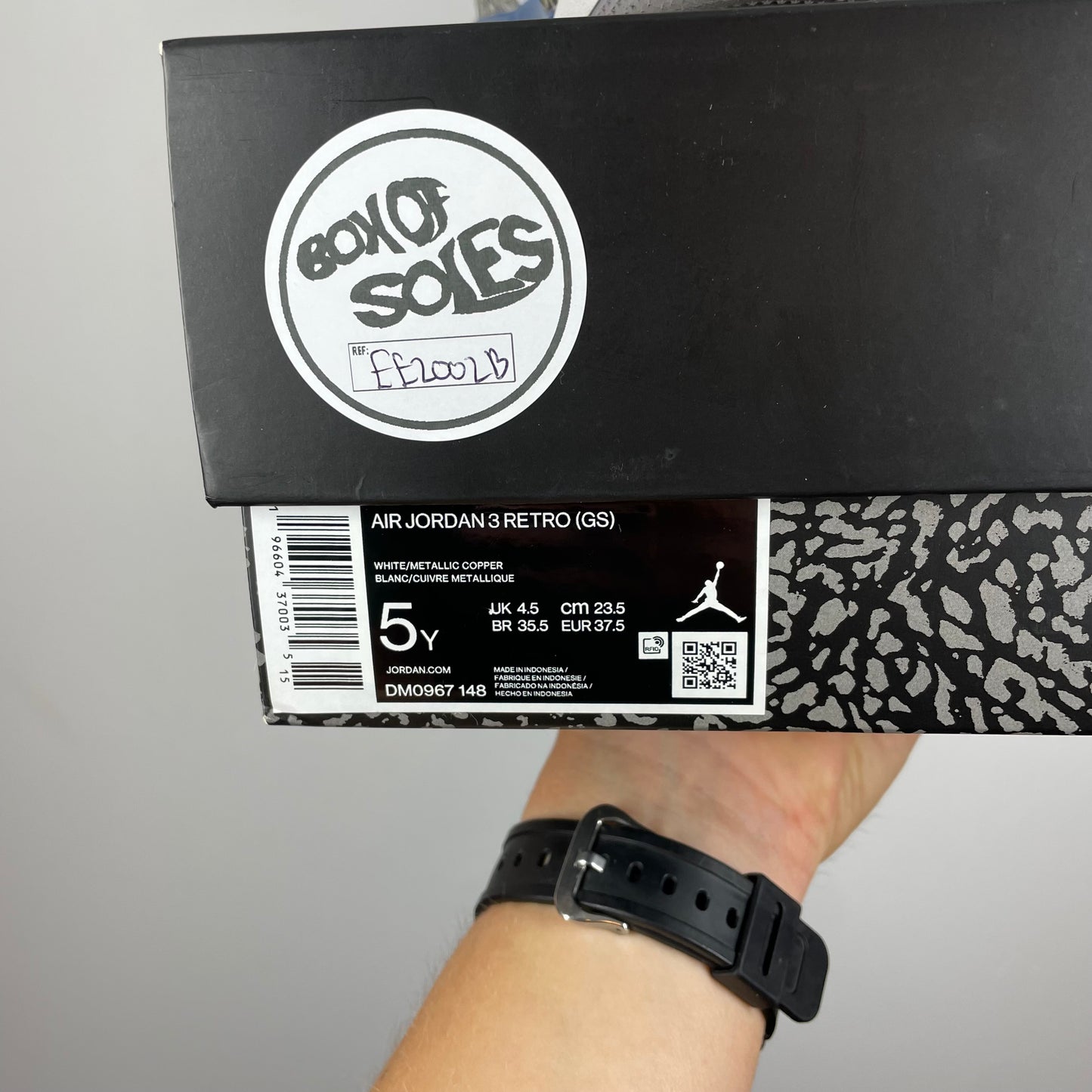 Jordan 3 Wizards UK 4.5