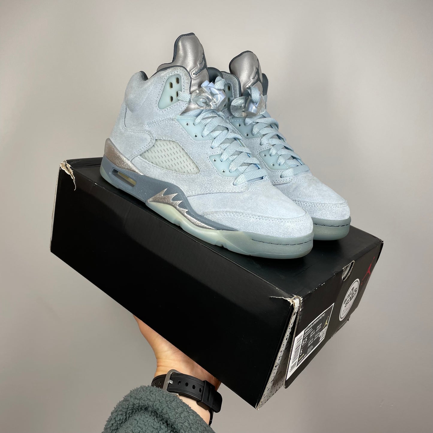 Jordan 5 Blue Bird UK4