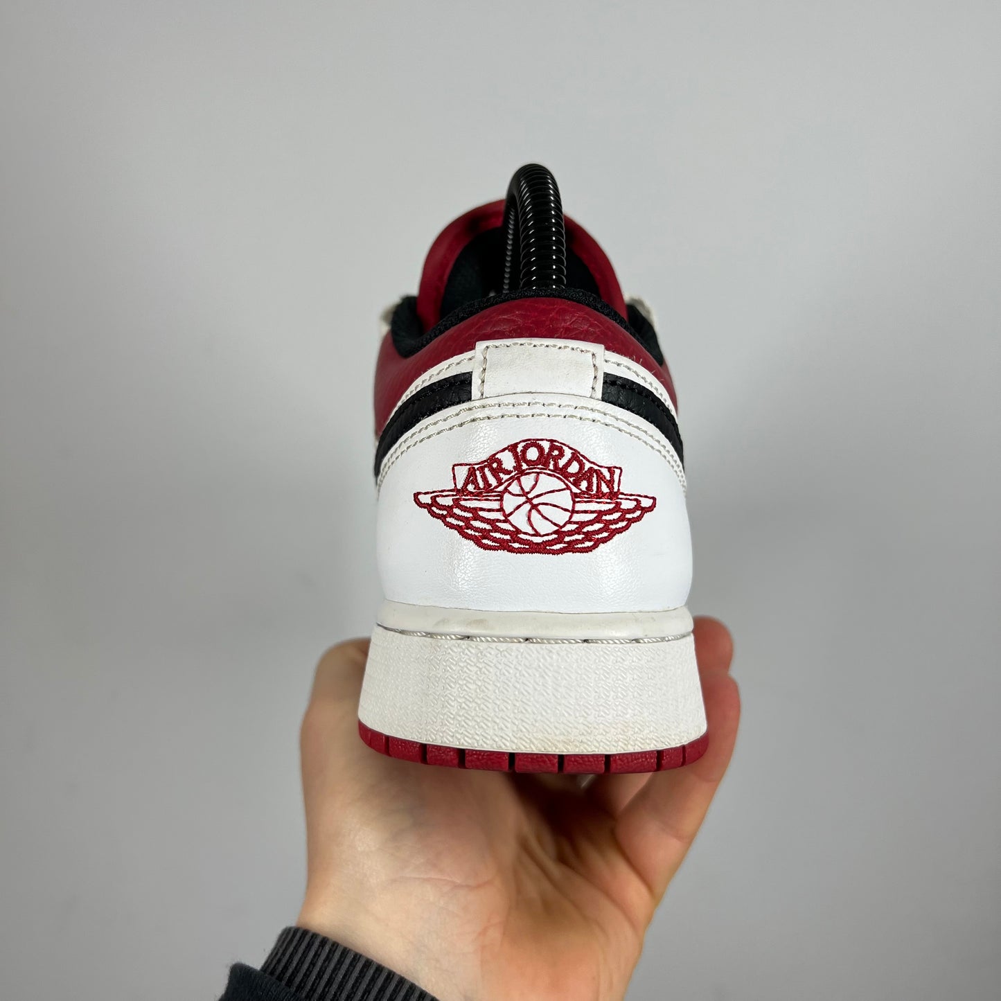Jordan 1 Low White Gym red UK 5.5