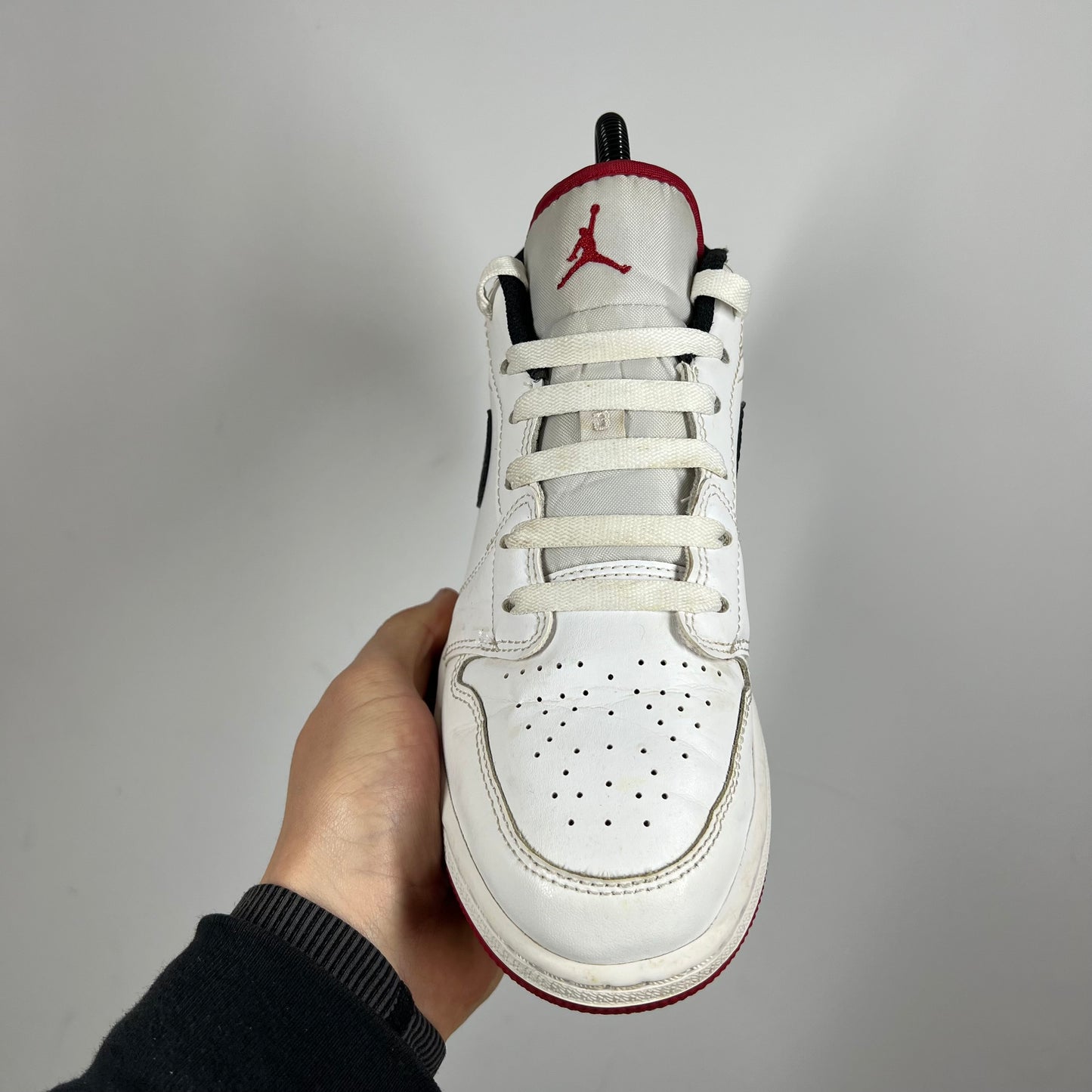 Jordan 1 Low White Gym red UK 5.5