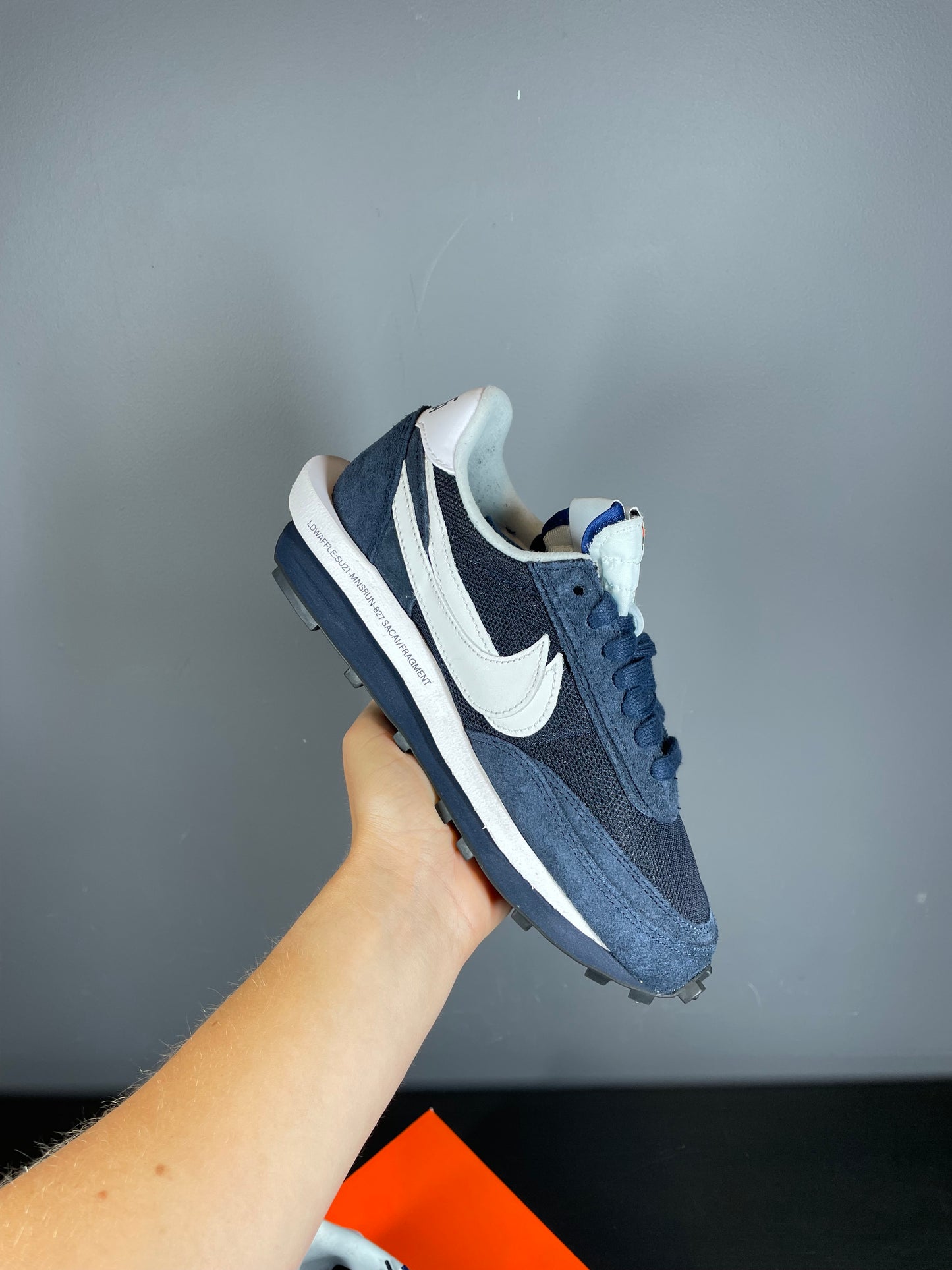 Nike sacai fragment blue  UK 5.5