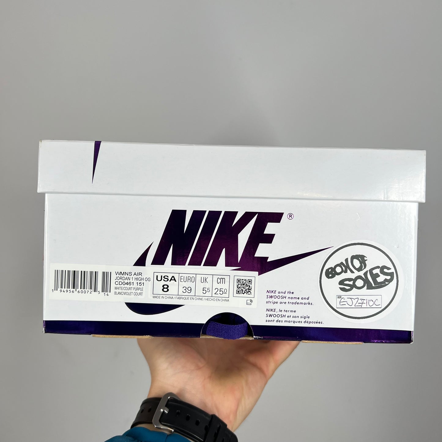 Jordan 1 Metallic Purple  UK 5.5