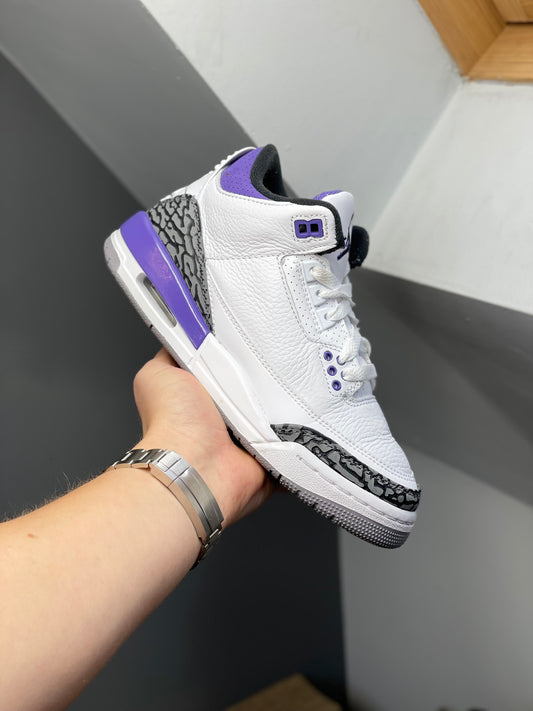 Jordan 3 purple iris UK 4
