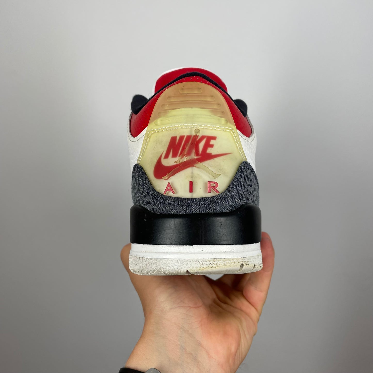 Jordan 3 Red Denim UK 7.5