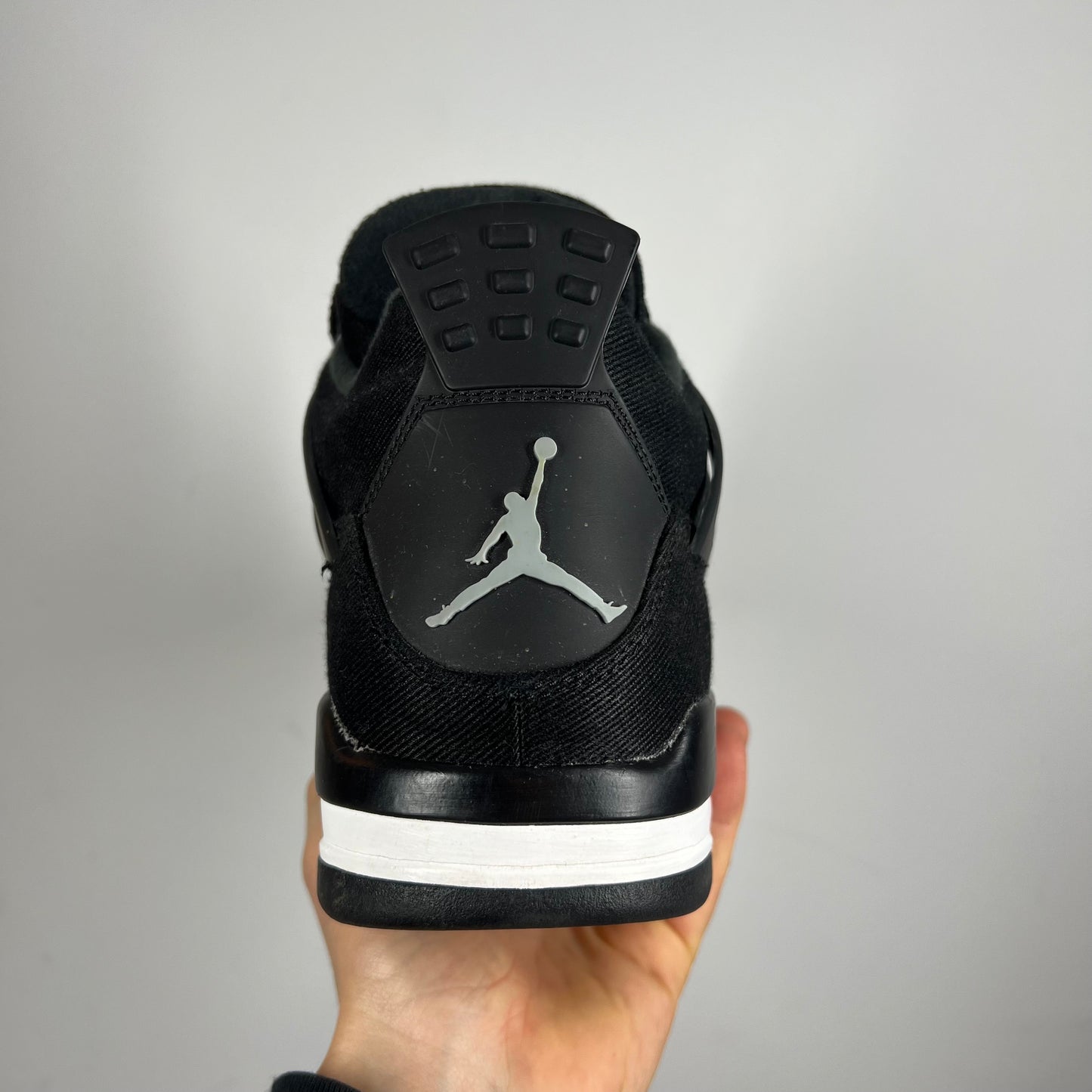 Jordan 4 Black Canvas UK 11