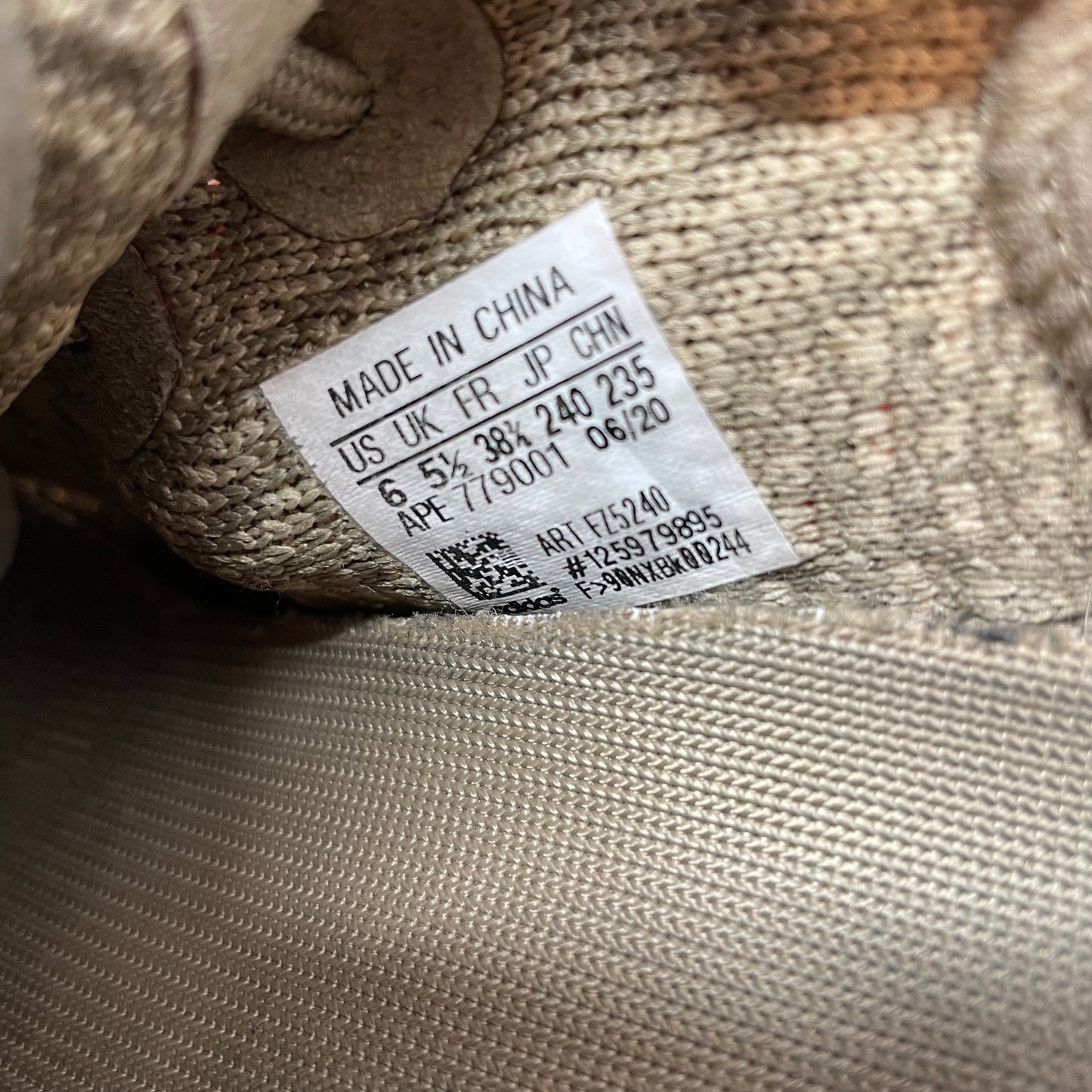 Yeezy 350 Sand Taupe UK 5.5