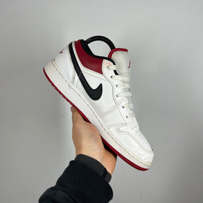 Jordan 1 Low White Gym red UK 5.5