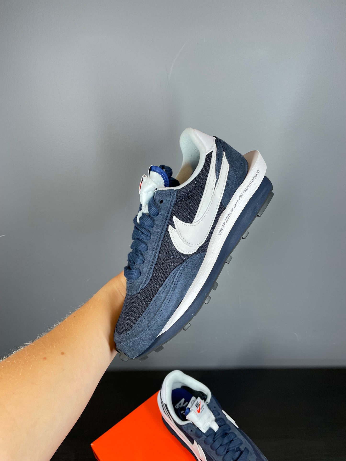 Nike sacai fragment blue  UK 5.5
