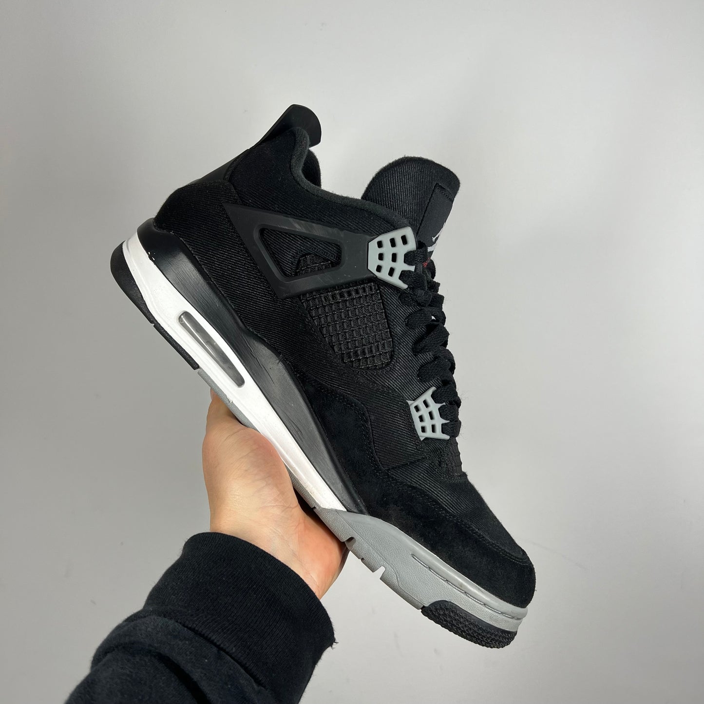 Jordan 4 Black Canvas UK 11