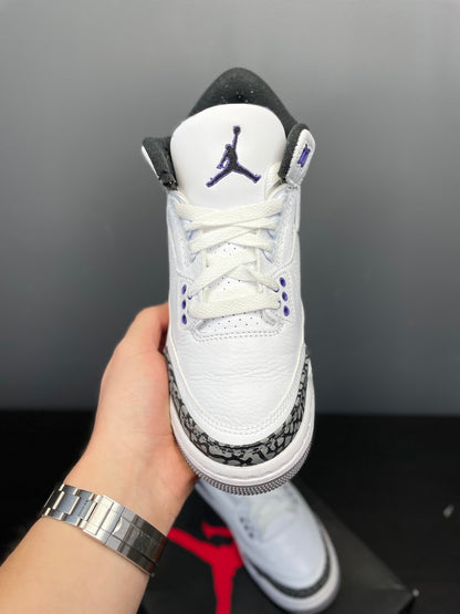 Jordan 3 purple iris UK 4