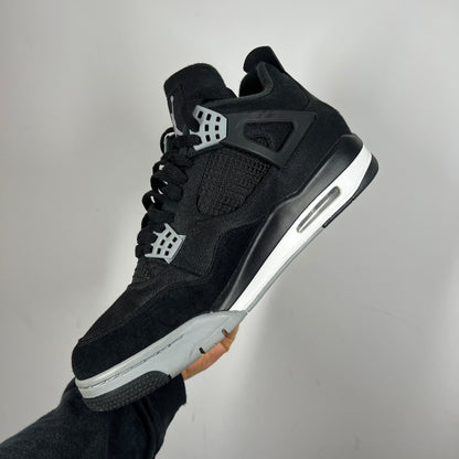Jordan 4 Black Canvas UK 11
