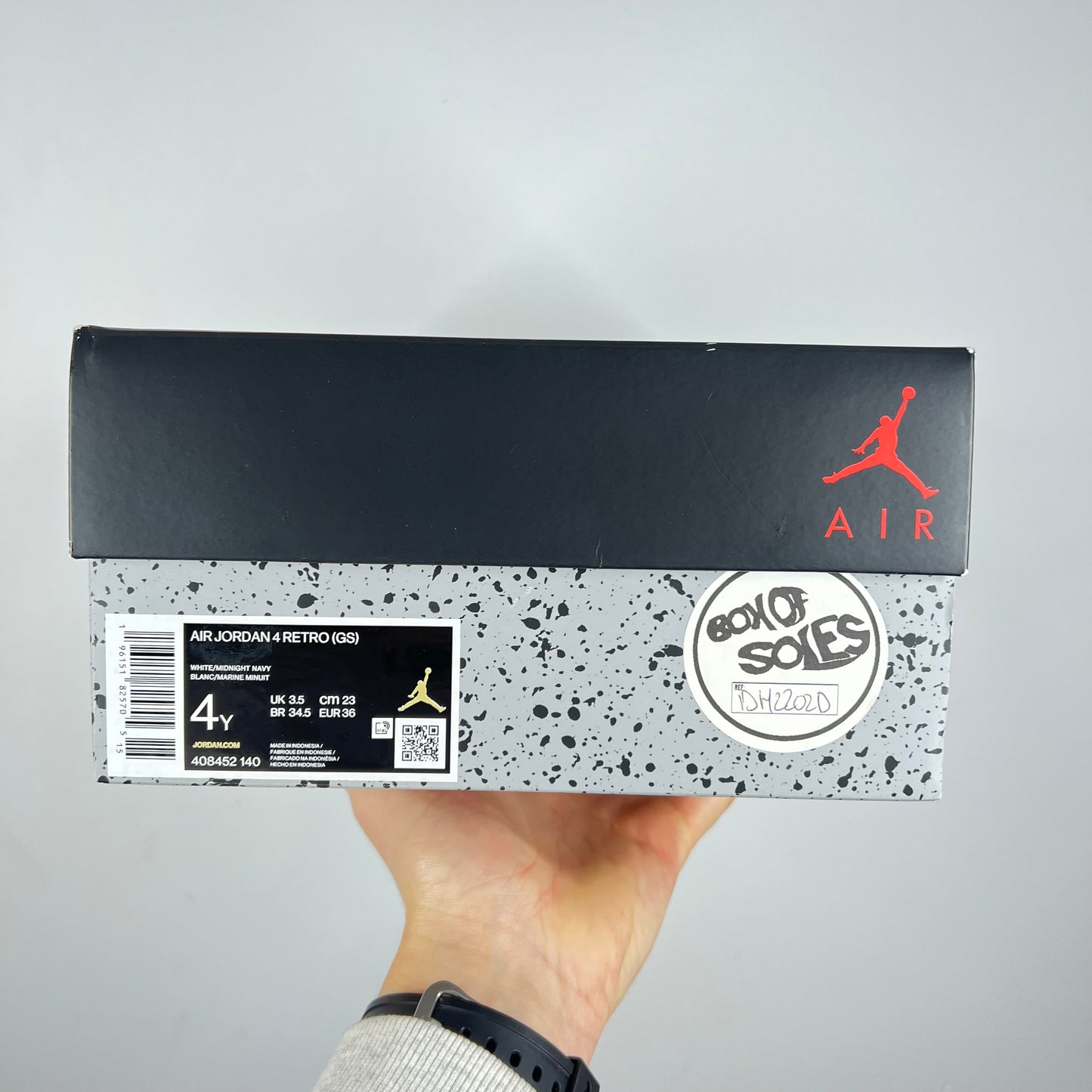 Jordan 4 Midnight Navy UK 3.5