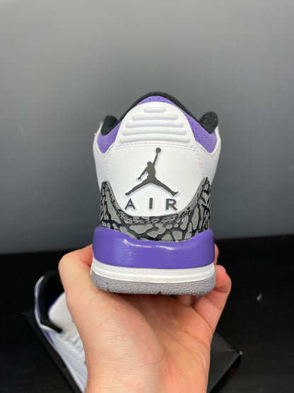 Jordan 3 purple iris UK 4