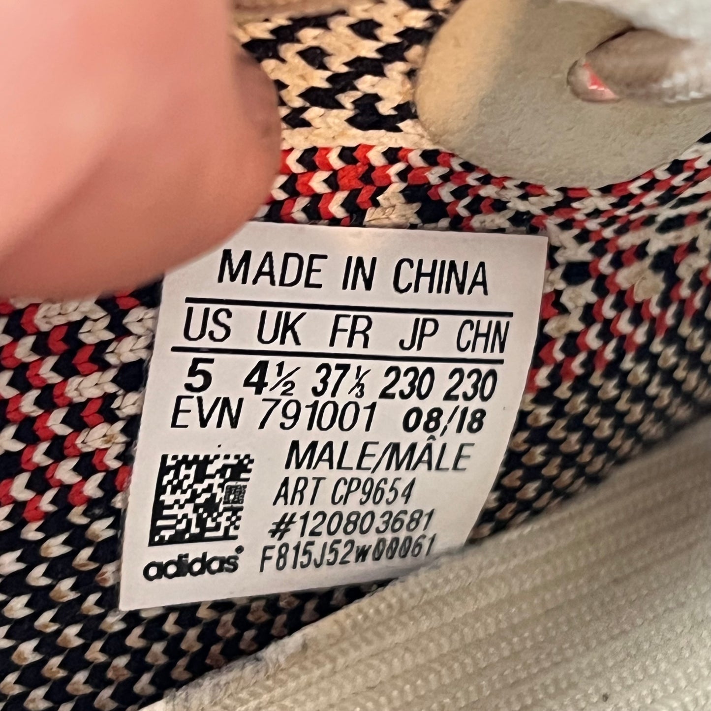 Yeezy 350 Zebra UK 4.5